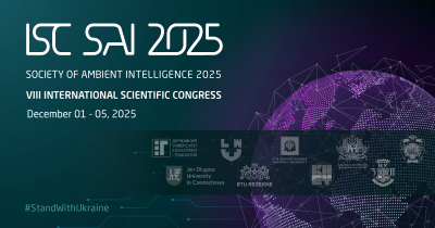 Запрошуємо взяти участь у VIІІ Міжнародному науковому конгресі SOCIETY OF AMBIENT INTELLIGENCE 2025