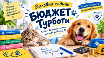 БЮДЖЕТ ТУРБОТИ: фінансова грамотність, відповідальність і любов до тварин